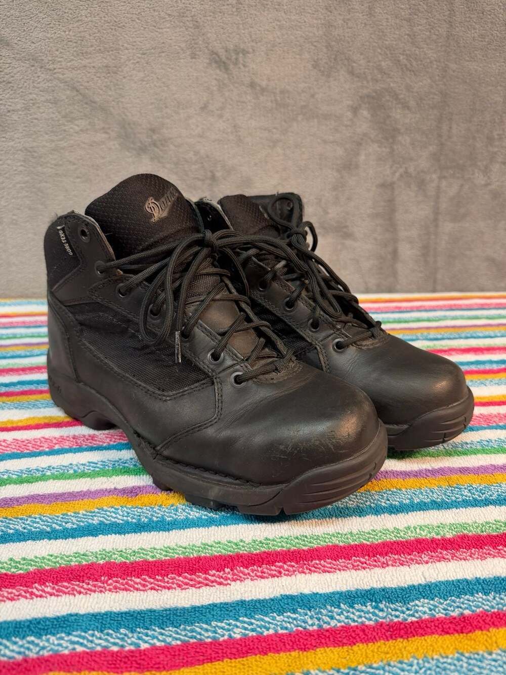 Danner Striker II GTX Black Leather Gore-Tex Tactical Uniform Boots women’s 7.5